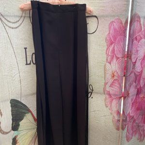 MSK Palazzo Pants, Size Small, Dark Brown